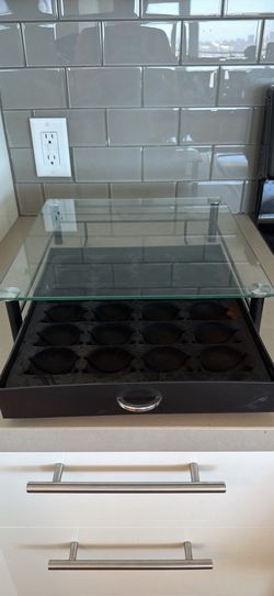 Nespresso Machine + Pod Storage Drawer