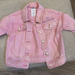 Jacket, Disney Princess jacket, denim, pink, Size 4T