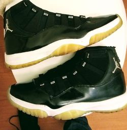 Pair of Air Jordan 11 "Retro Jubilee" (25th Anniversary : Limited Edition release/Collectors Edition)  Men's Size 10.5