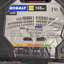 Kobalt Pro90 Ratchet 138 Pc