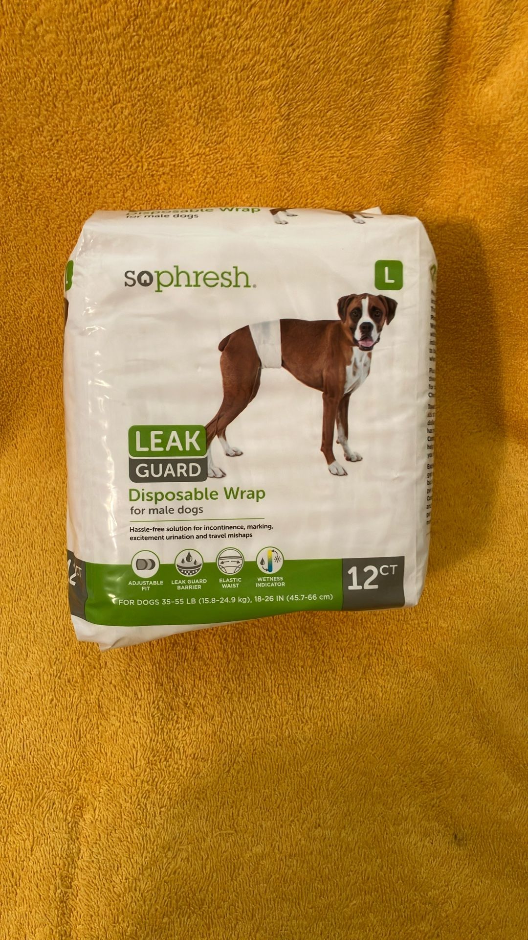 Sophie’s Leak guard disposable Wrap For Male Dogs