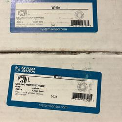 System Sensor Ceiling Horn Strobe PC2WL