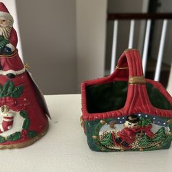 VTG Porcelain Christmas Decorations 
