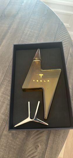 Tesla tequila decanter