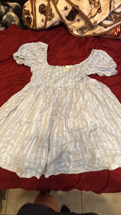 Blue altar’d state dress