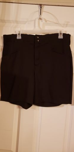 Mens black polyester bike or ball shorts size large