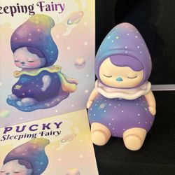 Limited POPMART x PUCKY Sleeping Fairy Limited Art Toy Figurine