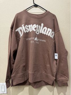Disneyland Mocha Crewneck Sweater