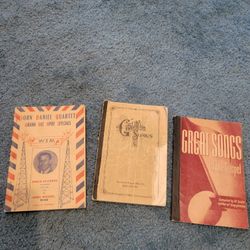 VINTAGE VERY OLD SONG BOOKS SEE DESCRIPTION  AND PICS