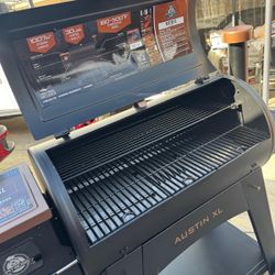 Pit Boss Ahumador de Pellets, Parrilla de Pellets de Madera de 1000 Pulgadas Cuadradas Austin XL, Serie Onyx