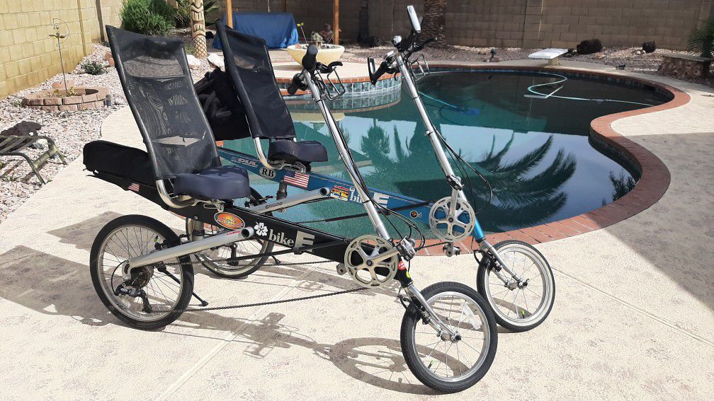 Recumbent Style Bicycles  BikeE  (Not Electric)