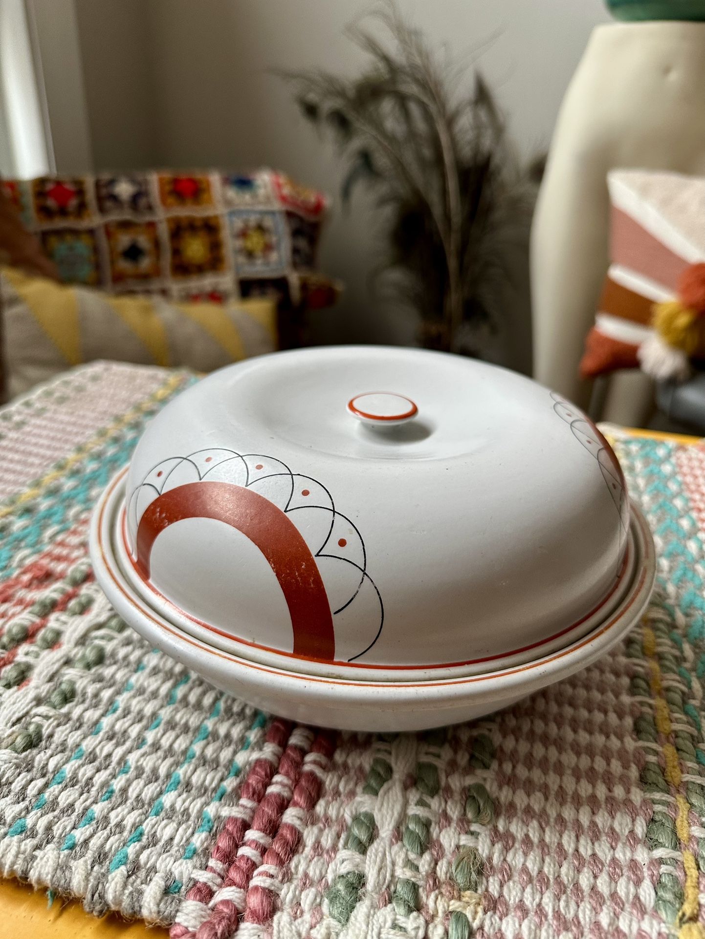 Vintage Ceramic Covered Dish