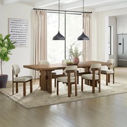 Costco Trivoli Dining Table and 6 Chairs $850/7pcs