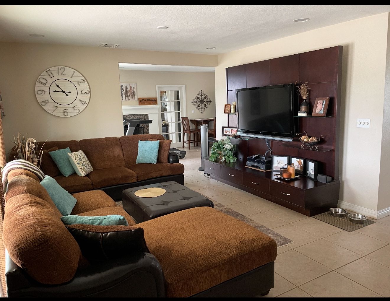 Brown Sectional Sofa