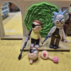 Evil Rick and Morty Legos