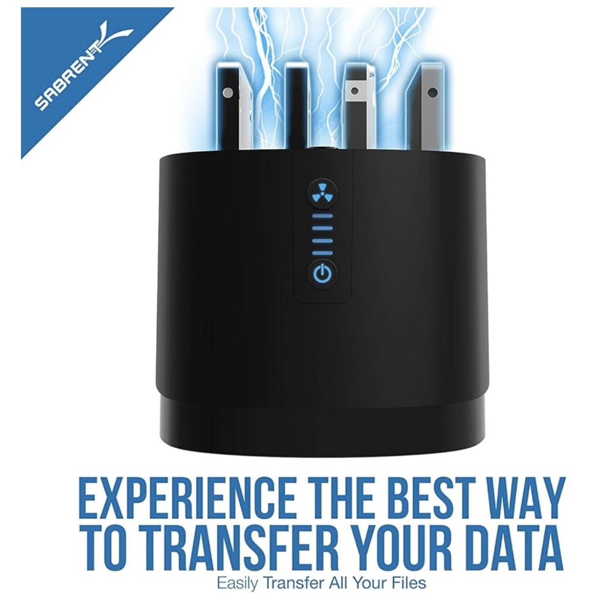 SABRENT USB Bay Hard Drive/SSD Docking Station with Fan