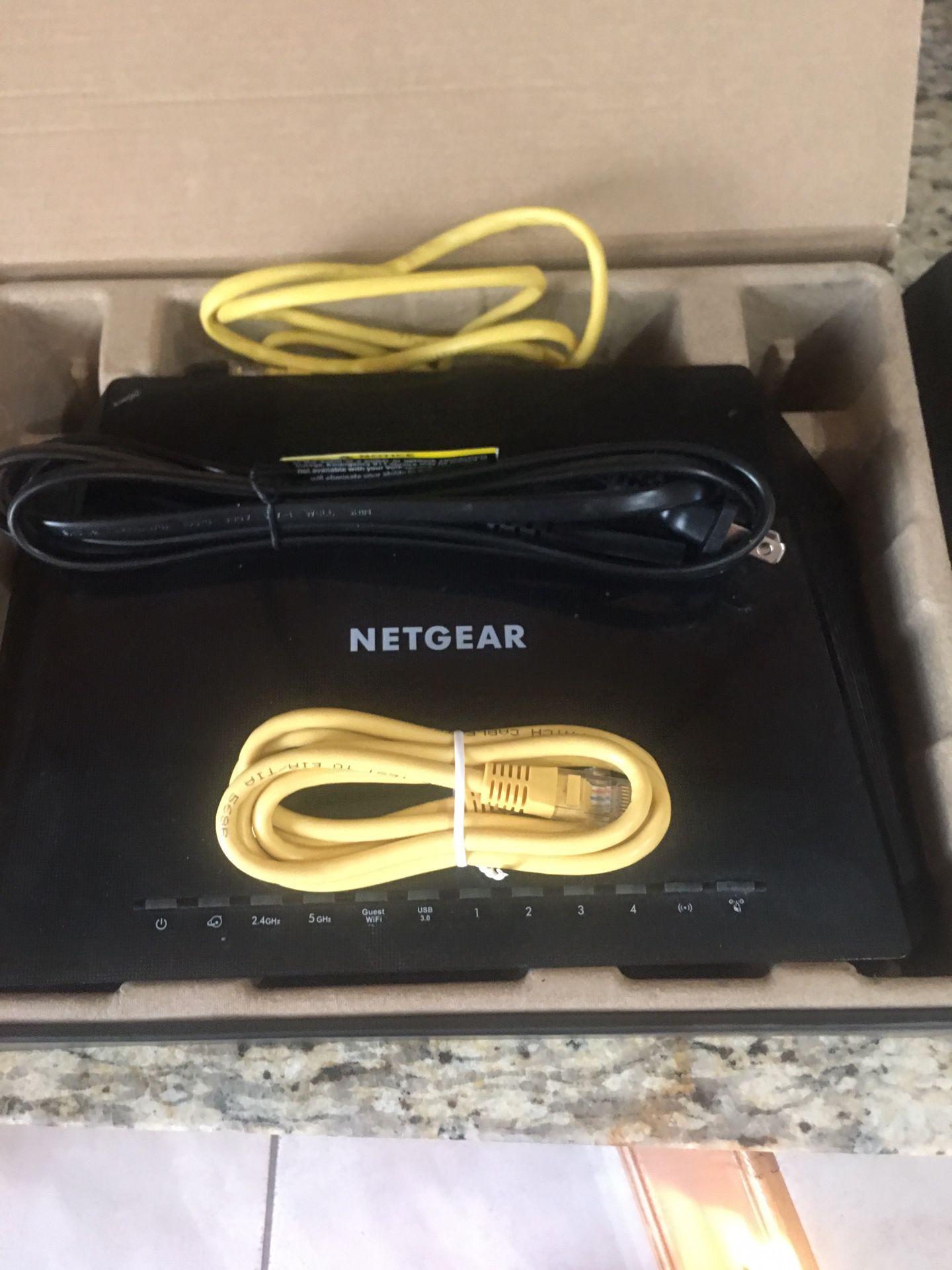 Netgear Router with cords