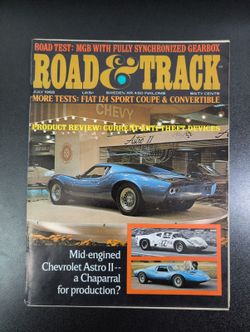 Road & Track July 1965 Magazine Chevrolet Chaparral Feature