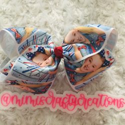 JoJo Siwa Patriotic Bow