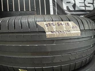 1 SEMI NEW 22560R18 Michelin All season tire for $100 installed and balance. 225 60 18 225 60 R 18 22560R18 225/60/18 225/60/R18  Texas Extreme Tire C