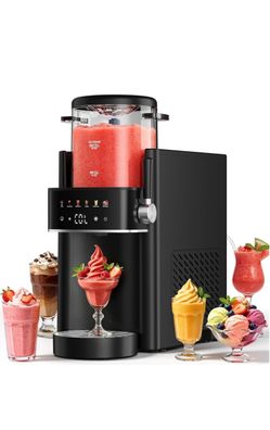 Automatic Slush Machine, No Ice Required, 40 OZ Capacity, 6 One-Touch Programs