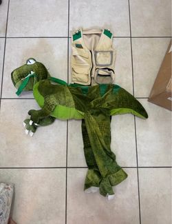 Halloween custome dinosaurs with guardian