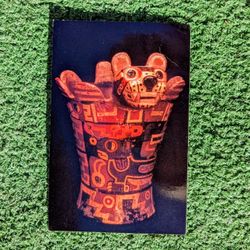 Tiwanaku Ceramic Sunset to Sunrise On Lake Titicaca Post Card 2pcs Set 5x3" NOS