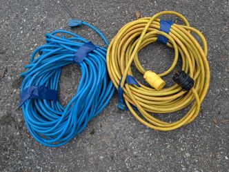 Extension cords 100 ft  & 23 ft