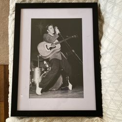 Elvis Presley Framed Photo Wall H23 1/2in  X W18in