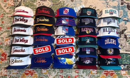NHL snapback hats sports specialties and logo athletic