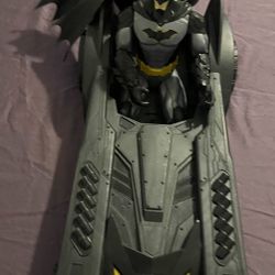 Spin Master 16” Batman Batmobile Vehicle &12 “ Batman Figure