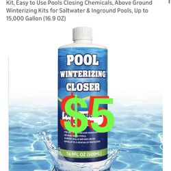 Pool Closing Kit for Above Ground, 3 in 1 Pool Winterizing Kit, Easy to Use Pools Closing Chemicals, Above Ground Winterizing Kits for Saltwater & Ing