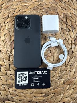 📱 iPhone 15 Pro | 256GB | Black Titanium | Unlocked (Any Carrier)