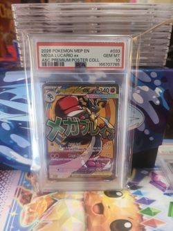 PSA 10 Mega Lucario ex Pokemon Card #033