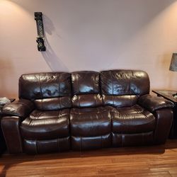 Leather sofa