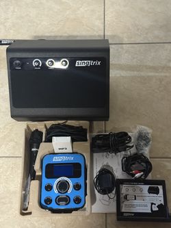 Singtrix Karaoke System with Bass – Like New!