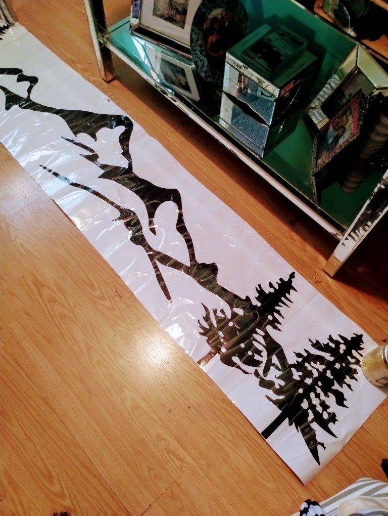 RV Or Boat Decal Sticker..Cones With 2 Decal Stickers As A Set..Size 77 long X 16 Tall..77xx16..Brand New!