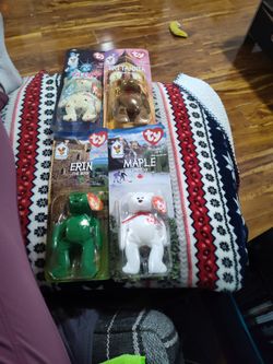Ty Beanie Babies Bears Set Of 4
