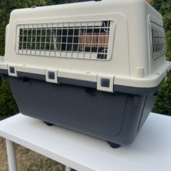 Pet Carrier- Durable Medium Crate For Cats And Dogs