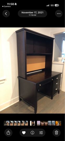 Desk, Hutch + Chair