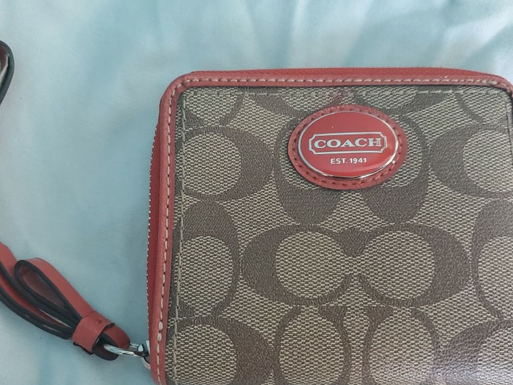 Orange Coack Wallet