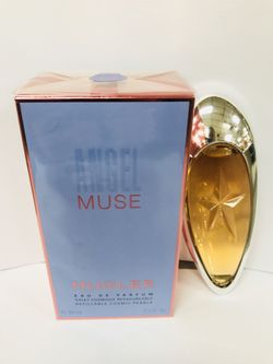 100 % authentic ANGEL MUSE BY THIERRY MUGLER PERFUME FOR WOMEN. ORIGINAL BRAND NEW IN THE BOX