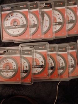Ridgid Diamond Mesh Blades