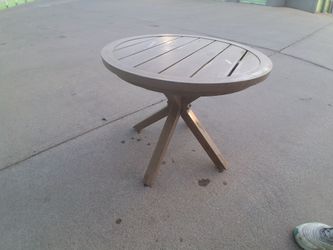 Outside cute table