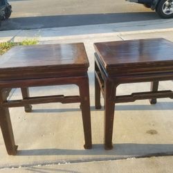 Antique Chinese Square Tea Table 