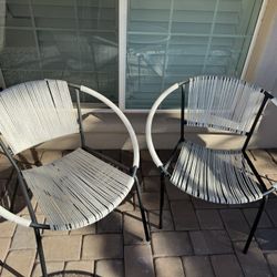 Vintage Patio String Chairs 