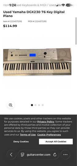 Yamaha DGX230 76 Key Digital piano