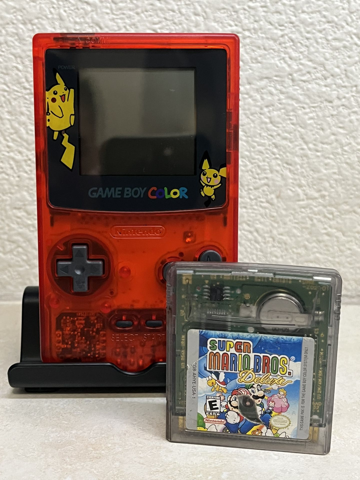 Nintendo Gameboy Color Pokemon Theme + Super Mario Deluxe