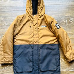 TIMBERLAND COAT Brown/Black Fully Lined Water/Snow Resistant Men’s Size Large