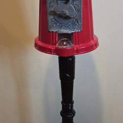 Commercial Grade Vintage Gumball Machine With Stand